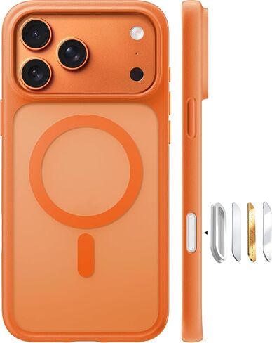 TORRAS Magnetic Shockproof for iPhone 16 Pro Max Case, [4X Military-Grade Protection] [Compatible with MagSafe] Translucent Case for iPhone 16 Pro Max Anti-Scratch Guardian 6.9" in Kuwait