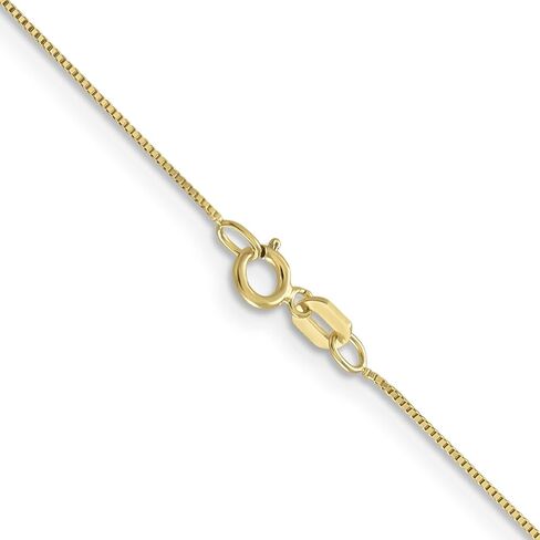 10K Gold .5mm Box Chain Necklace Jewelry 24" in Saudi Arabia