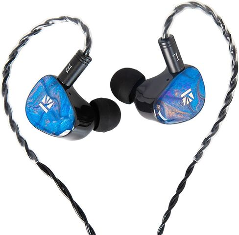 Keephifi aga واحد سماعات أذن IEM Audiophile ، 10 مم Dual Dual Magnetic DD في سماعات مراقبة الأذن ، وغطاء أذن هايفي هايفي IEM IEM CNC مع كابل 2Pin-C للمغنين in Kuwait