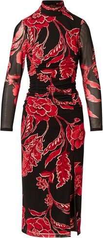 Adrianna Papell Womens Mockneck Ruched Maxi Dress in Saudi Arabia