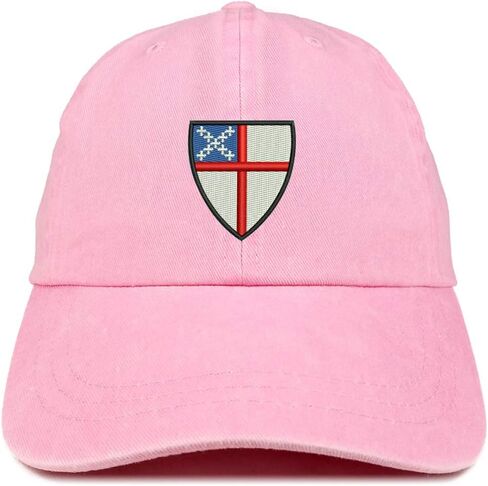 متجر الملابس العصرية قبعة Episcopal Shield المطرزة والمغسولة ذات المظهر المنخفض in Kuwait