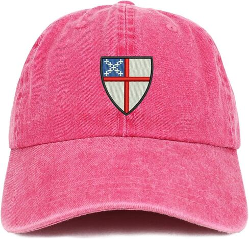 متجر الملابس العصرية قبعة Episcopal Shield المطرزة والمغسولة ذات المظهر المنخفض in Kuwait