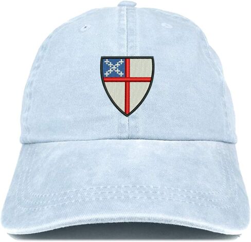 متجر الملابس العصرية قبعة Episcopal Shield المطرزة والمغسولة ذات المظهر المنخفض in Kuwait