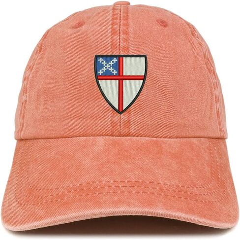متجر الملابس العصرية قبعة Episcopal Shield المطرزة والمغسولة ذات المظهر المنخفض in Kuwait