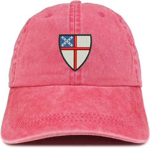 متجر الملابس العصرية قبعة Episcopal Shield المطرزة والمغسولة ذات المظهر المنخفض in Kuwait
