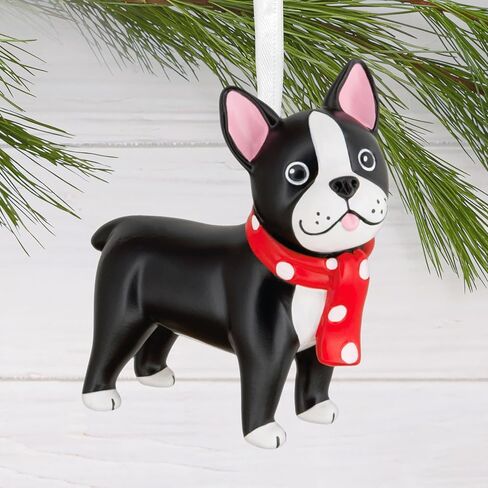 Hallmark Festive Pup Christmas Ornament, Gifts for Animal Lovers in Saudi Arabia