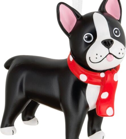 Hallmark Festive Pup Christmas Ornament, Gifts for Animal Lovers in Saudi Arabia