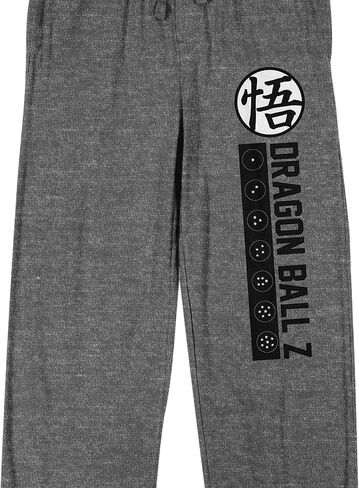 Dragon Ball Z Dragon Balls Men'S Heather Grey Sleep Pants in Saudi Arabia