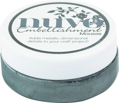 Nuvo Embellishment Mousse - Metallic Detailing for Art and Craft Projects - Perfect for Stenciling, Gliding and Artwork - Cosmic Brown in Saudi Arabia