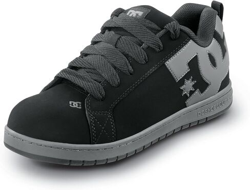DC Work Men's Court Graffik Work Black and Gray Composite Toe Shoe in Saudi Arabia