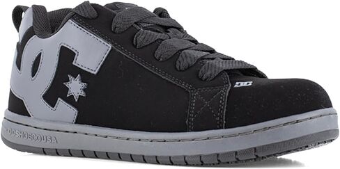 DC Work Men's Court Graffik Work Black and Gray Composite Toe Shoe in Saudi Arabia