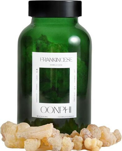 Oman Frankincense Resin 4oz - Boswellia Sacra Hojari, Organic Glass Jar, Make Powder, Tea, Salves اللبان, Luban, Encens, 乳 香, 유 향, Kemenyan, Weihrauch, Incienso, in Kuwait