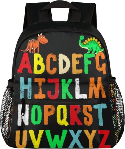 cfpolar Yellow Monster Trucks Car Kids Backpacks for Boys, Cute Toddler Backpack Preschool Kindergarten Elementary School Backpack Lightweight Mini Shoulder Bookbag Casual Daypack with Chest Strap in Saudi Arabia
