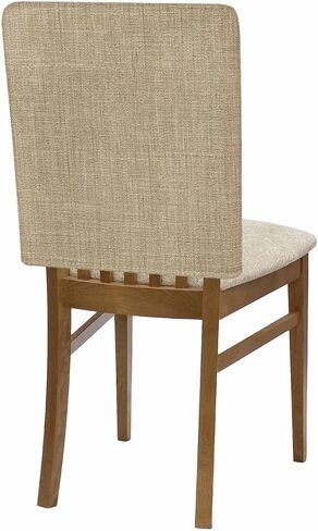 Beige Chair Back Covers Set of 4, Solid Brown Color Burlap Removable Washable Chair Covers for Dining Chairs, Modern Farmhouse Decorative Dining Room Chairs Cover for Party Home Hotel Wedding in Saudi Arabia