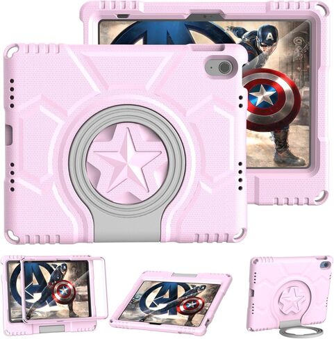 DICEKOO Kids Case for iPad 10th Generation 10.9 inch 2022 Release, with Built-in Screen Protector Durable Shockproof Handle Kickstand Kids Cover for Apple iPad 10 Gen 10.9" - Blue in Kuwait