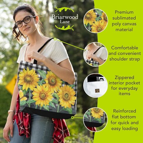Briarwood Lane Tote Bags 14" x 15" x 7" 2022 Collection in Saudi Arabia