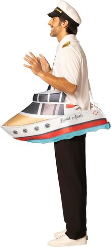 زي كابتن اليخت الهالوين، للنساء والرجال، مقاس واحد للبالغين in Kuwait