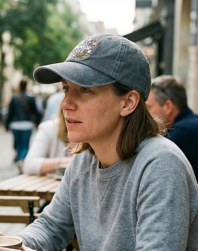 InnoBeta Sponsor Gifts Cap for Women - Adjustable Vintage Washed Cotton Embroidered Hat - Confirmation Appreciation Gift - Grey in Saudi Arabia
