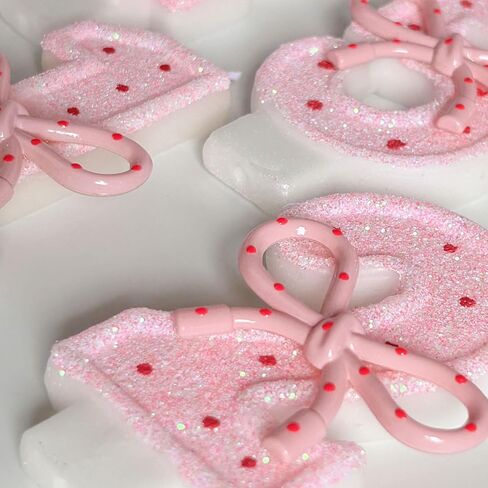 Pink Bow 10th Birthday Candle 3.26 inch Sweet Birthday Number 10 Candle for Cake Toppers Decorations for Showers Wedding Anniversary Celebration Party Supplies in Saudi Arabia