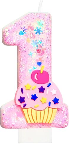 Pink Bow 10th Birthday Candle 3.26 inch Sweet Birthday Number 10 Candle for Cake Toppers Decorations for Showers Wedding Anniversary Celebration Party Supplies in Saudi Arabia