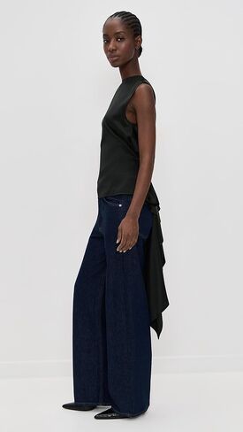 Helmut Lang Women's Scarf Drape Silk Top in Saudi Arabia
