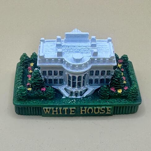 Washington DC 2" Mini Building Model Replica, Resin, White House US Capitol Lincoln Memorial Jefferson Memorial, (White House) in Saudi Arabia