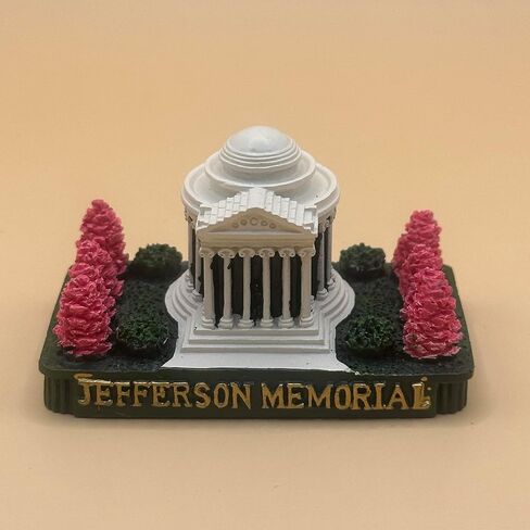 Washington DC 2" Mini Building Model Replica, Resin, White House US Capitol Lincoln Memorial Jefferson Memorial, (White House) in Saudi Arabia