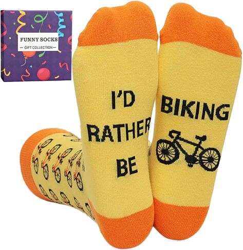 Funny Golf Socks Novelty Crew Socks for Men Sports Birthday Holiday Gifts for Golfing Biking Fishing in Saudi Arabia