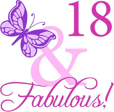 CafePress Fabulous 18Th Birthday for Girls Memory Keepsake Jewelry Box, 5"x5"x3.75" in Saudi Arabia