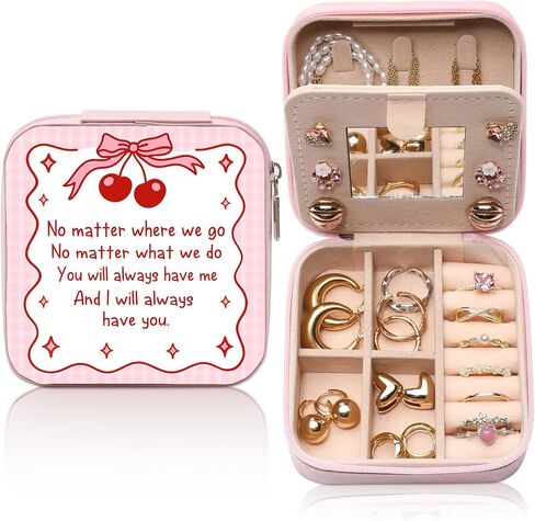 هدايا الصداقة للنساء من GAOLZIUY، صندوق مجوهرات السفر لأفضل صديق، ضحكاتنا لا حدود لها، ذكرياتنا لا تعد ولا تحصى، هدية عيد ميلاد للأصدقاء الإناث Bestie Soul Sister BFF in Kuwait