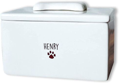 Personalized Dog Treat Jar, Dog Gift, Puppy Gift, Dog Lover Gift, Treat Jar with Name in Kuwait
