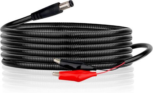 KSK 98-inch Trail Camera Cord (5.5x2.1mm) Chew Proof Power Cord,with .25'' Female Spade Connector in Kuwait