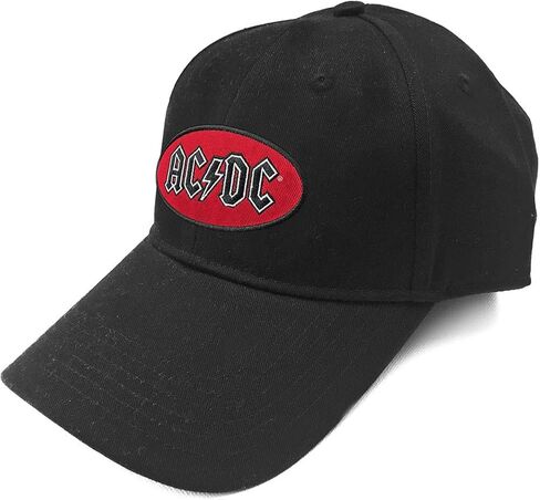 قبعة بيسبول بشعار بيضاوي AC/DC للرجال باللون الأسود in Kuwait