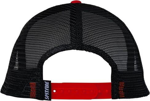 Spitfire Wheels Hat Burnout Snapback White/Red/Black in Saudi Arabia
