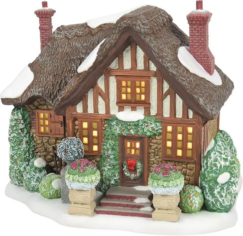 Department 56 Dickens Village Lord Lilliput's Cottage Lit Building, 6 Inch, Multicolor in Saudi Arabia