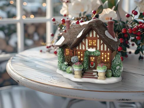 Department 56 Dickens Village Lord Lilliput's Cottage Lit Building, 6 Inch, Multicolor in Saudi Arabia