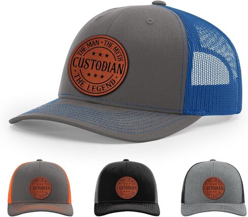 Custodian The Man The Myth The Legend, Custodian Appreciation Gift, Custodian Life Hat in Saudi Arabia