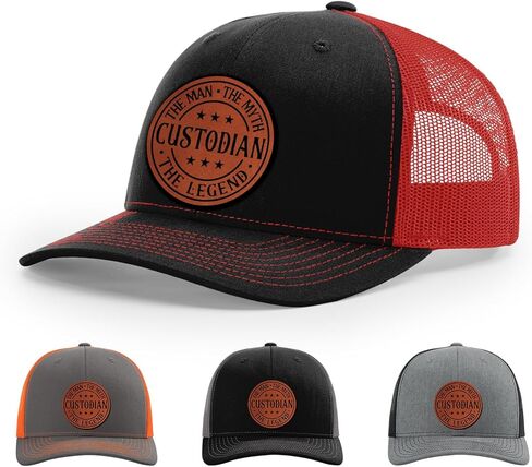 Custodian The Man The Myth The Legend, Custodian Appreciation Gift, Custodian Life Hat in Saudi Arabia