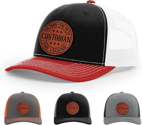 Custodian The Man The Myth The Legend, Custodian Appreciation Gift, Custodian Life Hat in Saudi Arabia