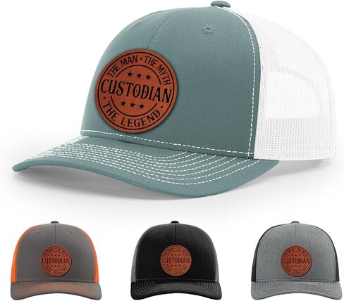 Custodian The Man The Myth The Legend, Custodian Appreciation Gift, Custodian Life Hat in Saudi Arabia