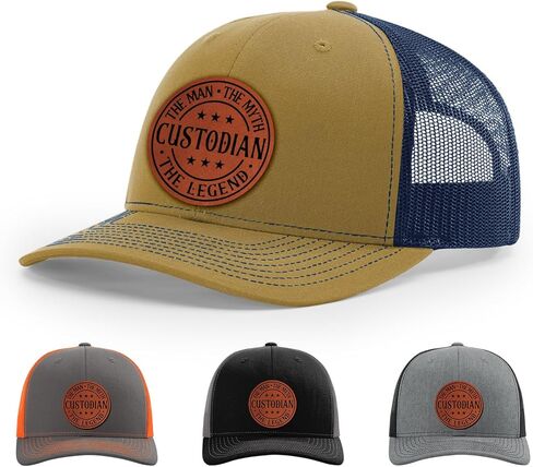 Custodian The Man The Myth The Legend, Custodian Appreciation Gift, Custodian Life Hat in Saudi Arabia