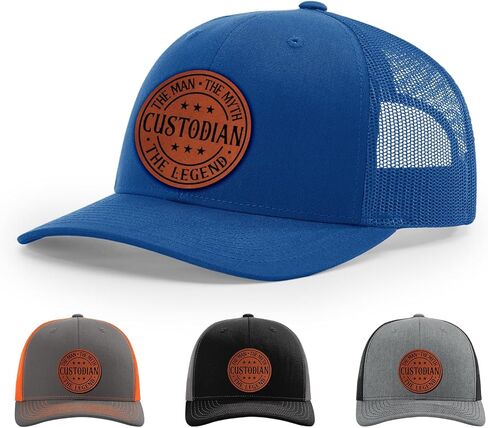 Custodian The Man The Myth The Legend, Custodian Appreciation Gift, Custodian Life Hat in Saudi Arabia