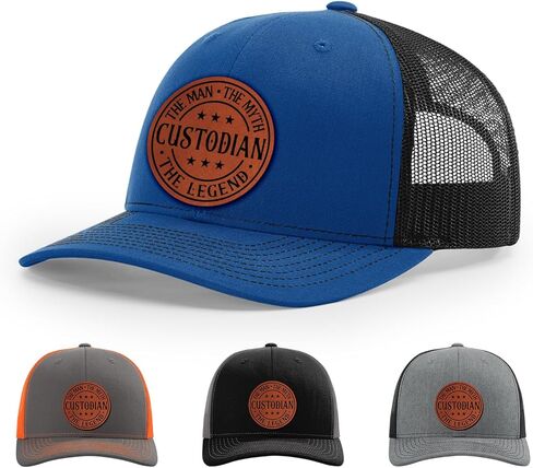 Custodian The Man The Myth The Legend, Custodian Appreciation Gift, Custodian Life Hat in Saudi Arabia