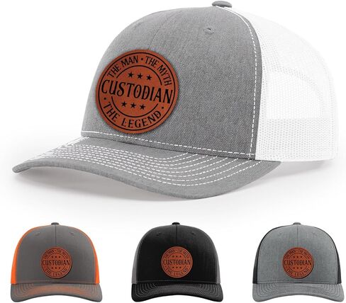 Custodian The Man The Myth The Legend, Custodian Appreciation Gift, Custodian Life Hat in Saudi Arabia