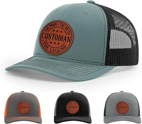 Custodian The Man The Myth The Legend, Custodian Appreciation Gift, Custodian Life Hat in Saudi Arabia