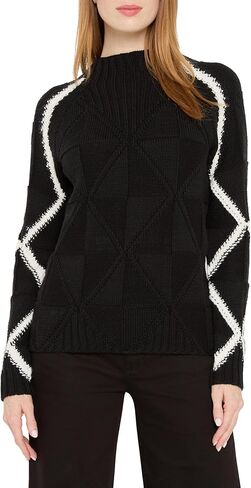 NIC+Zoe Womens Dashing Diamonds Sweater in Saudi Arabia