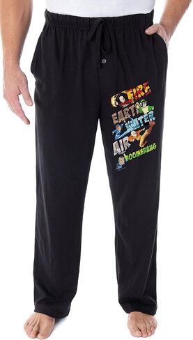 Avatar The Last Airbender Pajama Pants Men's Air Fire Earth Water Boomerang Sleep Lounge Bottoms in Saudi Arabia