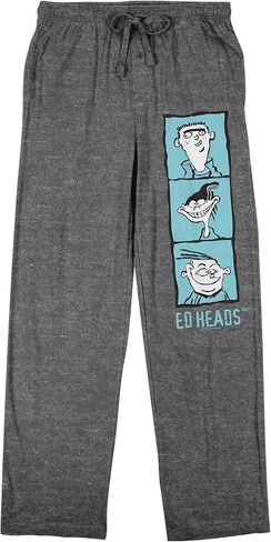 Ed EDD N Eddy Ed Heads بنطال بيجامة للنوم باللون الرمادي هيذر للرجال in Saudi Arabia