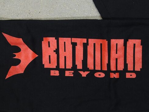 Batman Beyond Red Title Men's Black Graphic Sleep Pajama Pants- in Saudi Arabia