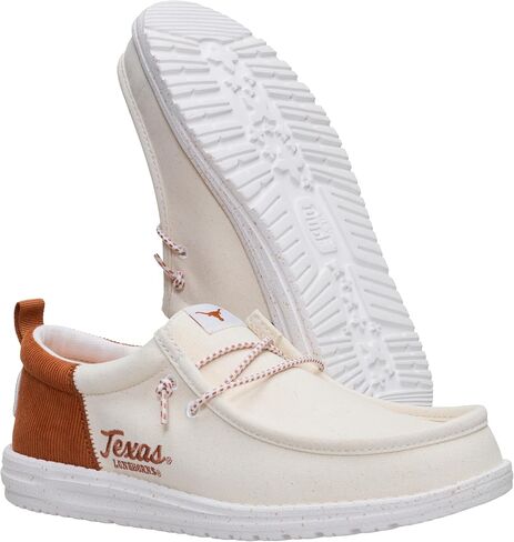 HEYDUDE Wally Funk Texas Longhorns Wheat/Burnt Orange Size 15, Mens Shoes, Slip-on Loafers, Comfortable & Light-Weight in Saudi Arabia